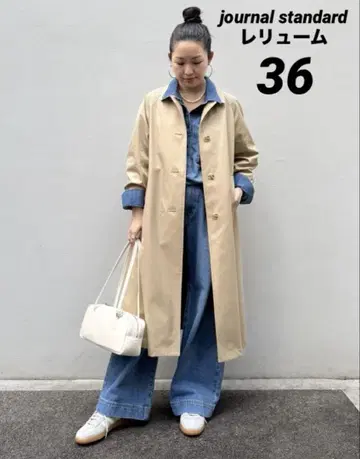새상품급 저널 스탠다드 코튼 스텐카라 코트 36 사이즈