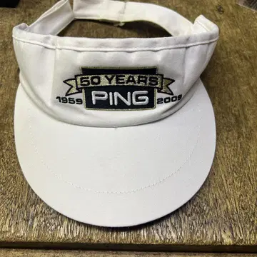 PING 50 YEARS 선바이저 화이트 2009