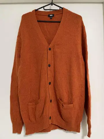 [UNIQLO] 오렌지 가디건 XL
