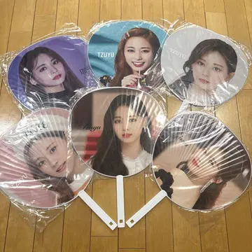 TWICE 부채 6개 세트 쯔위 사나