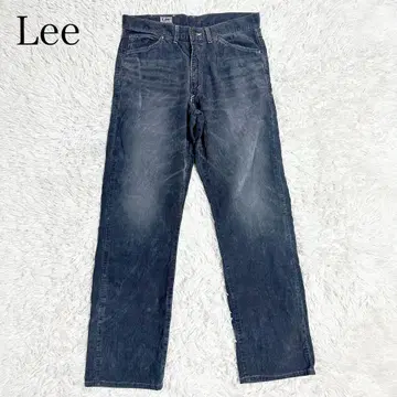 [ Lee ] 리 블랙 데님 청바지 스트레이트 팬츠 빈티지풍