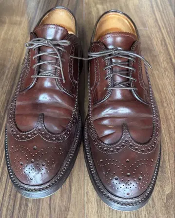 Alden 코도반 윙팁 브라운 27cm