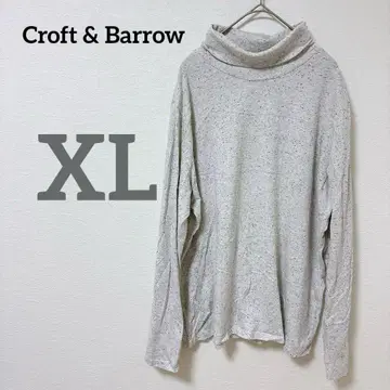 Croft & Barrow [ XL ] 터틀넥 티셔츠 긴팔 그레이
