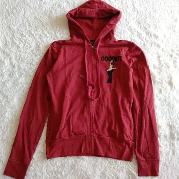 HYSTERIC GLAMOUR 레드 집업 후드티
