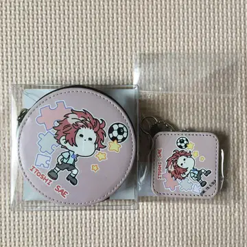 블루 록 이토시 사이 코인 케이스 가죽 참