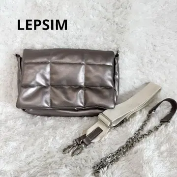 [ 렙심 LEPSIM ] 새상품급 패디드 2way 숄더 건메탈