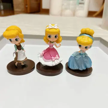 Qposket mini 큐포스켓 신데렐라 3체 세트