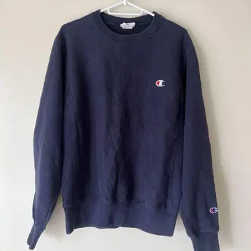 Champion Reverse Weave 맨투맨 네이비 S