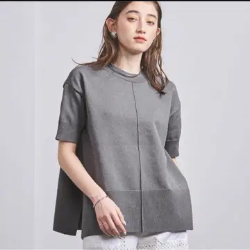 UNITED ARROWS 2WAY 니트 반팔 T셔츠