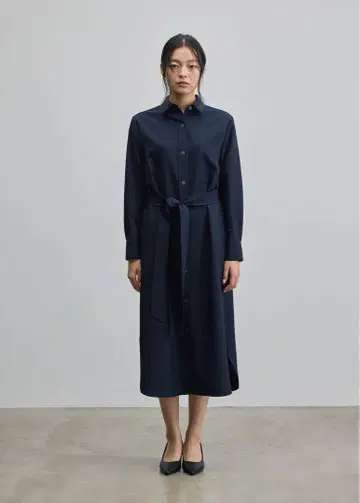 소프트 옥스 셔츠 원피스