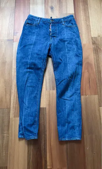 Dsquared2 스트레이트 데님 다크 블루 허리 86cm