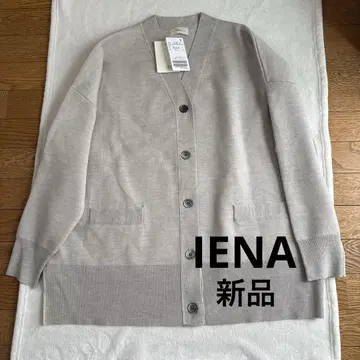 택 포함 새상품 IENA 슈퍼 파인 스무스 판초 베이지