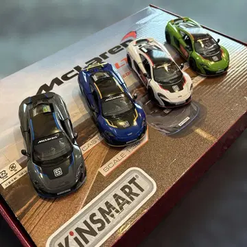 4대 세트 1/36 맥라렌 675LT KiNSMART 미니카