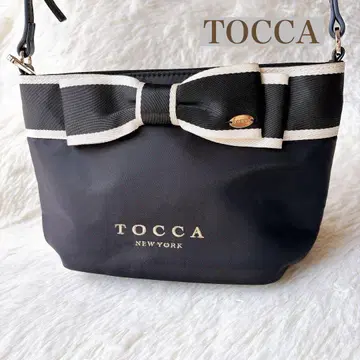 [새상품급] TOCCA 바이컬러 리본 미니백 BLACK 온워드 경량