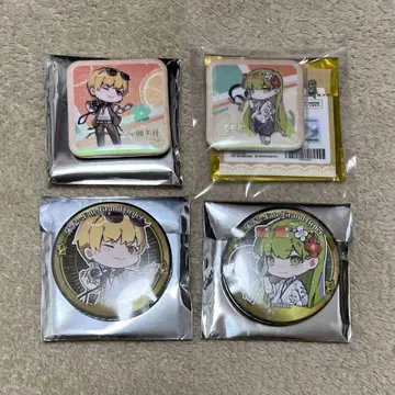 FGO 중국 한정판 소니 콜라보 길가메쉬 엘키두 캔뱃지 세트