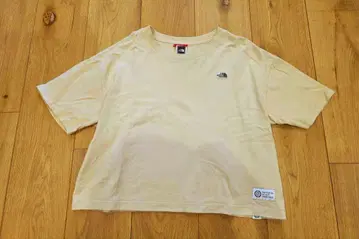THE NORTH FACE 베이지 반팔 T셔츠 숏