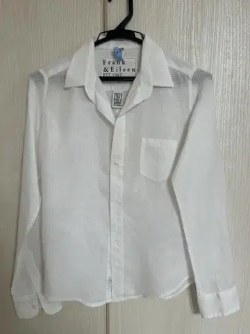 Frank & Eileen 린넨 셔츠 XS 화이트