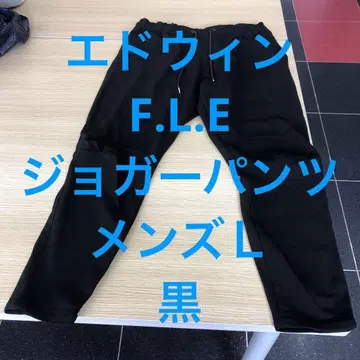 에드윈 FLE 이지 조거 팬츠 남성용 L 블랙 ES731
