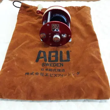 ABU 1750 A 베이트 낚시릴 빨간색