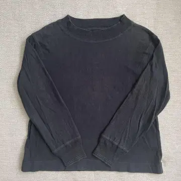 MHL. ROUGH COTTON JERSEY/두꺼운 원단 티셔츠 블랙