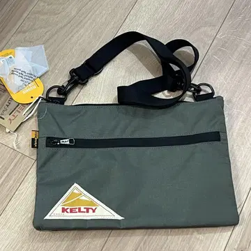 KELTY 빈티지 플랫 파우치 SM 사코슈 세이지