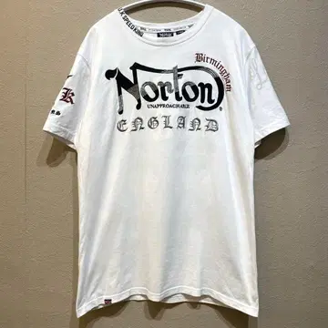 Norton 자수 반팔 T셔츠 L 사이즈