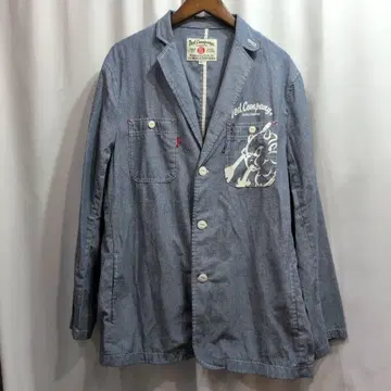 TED COMPANY 테드 컴퍼니 샴브레이 테일러드 자켓 XL
