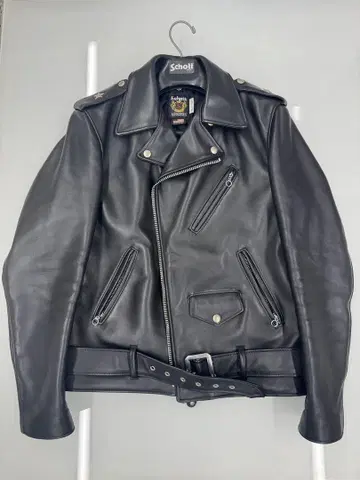 Schott 더블 라이더스 자켓 블랙