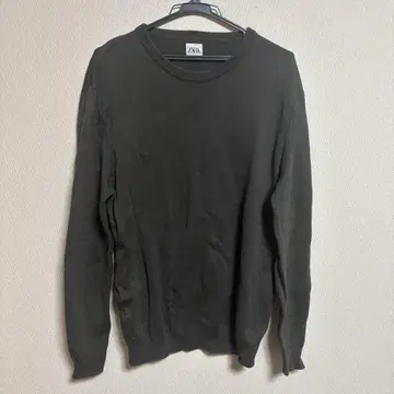 [ 새상품급 ] ZARA 그레이 크루넥 니트 L