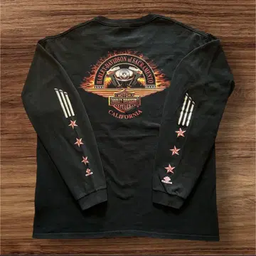 'Harley Davidson' 00s Long T-shirt / XL