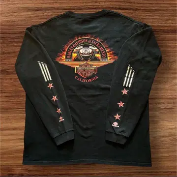 'Harley Davidson' 00s Long T-shirt / XL