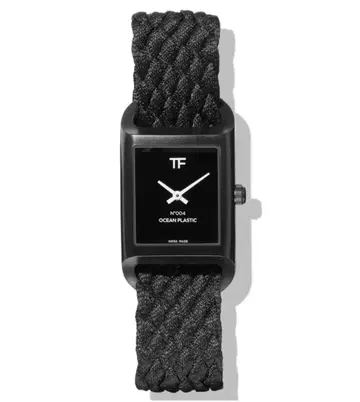 미사용 TOMFORD 손목시계 N.004 오션 플라스틱 블랙