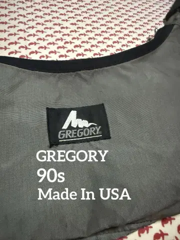 그레고리 구형 택 래핑 백 숄더백 USA GREGORY