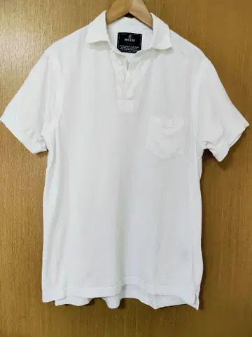 BRBUER 피케 셔츠 코튼 화이트 브로이어