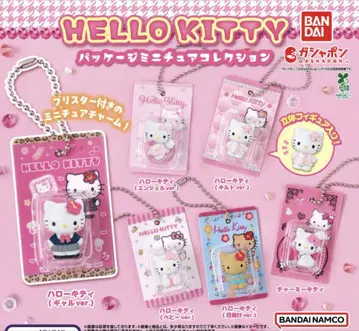 HELLO KITTY 패키지 미니어처 컬렉션 2개 세트