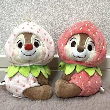 칩과 데일 스트로베리 봉제 인형 참