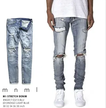 M1 STRETCH DENIM 스키니 데님[34인치]