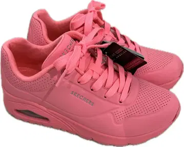 새상품 SKECHERS UNO 핑크 스니커즈 23cm