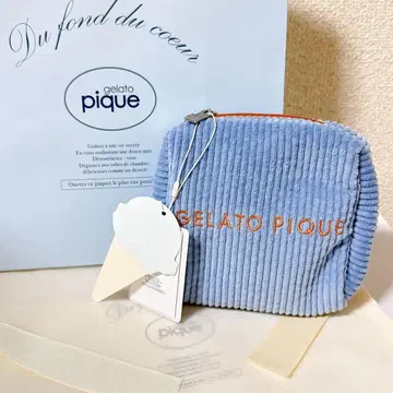 새상품 gelato pique 젤라토 피케 코듀로이 파우치