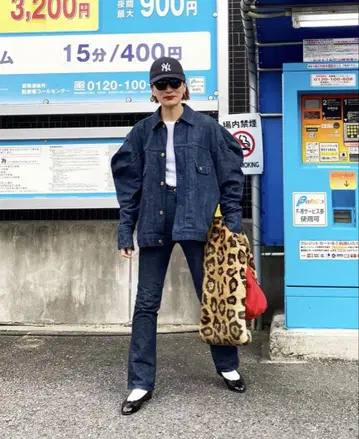 HOLIDAY PUFF SLEEVE BIG DENIM JACKET