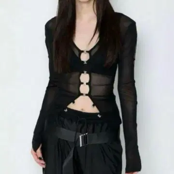 meltthelady sheer hook tops (black)