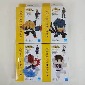 나노블록 나의 히어로 아카데미아 히로아카 4개 세트 nanoblock