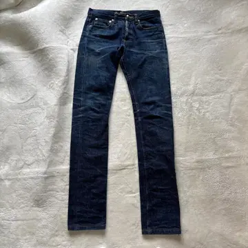 A.P.C. 아페쎄 데님 사이즈 26 빨간색 버튼 플라이