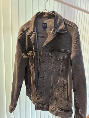 GAP 다크 그레이 데님 자켓 S