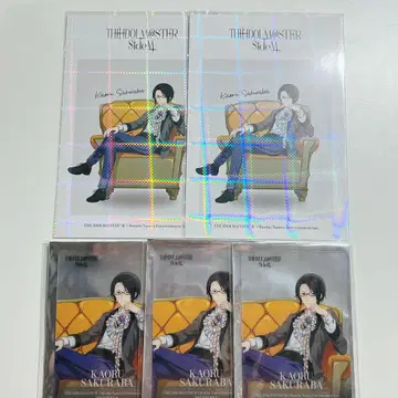 SideM 사쿠라바 카오루 다이마루 엽서 특전 클리어 카드 세트