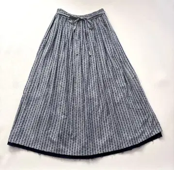 Vlas Blomme 블라므 실크 혼방 코튼 린넨 롱 스커트