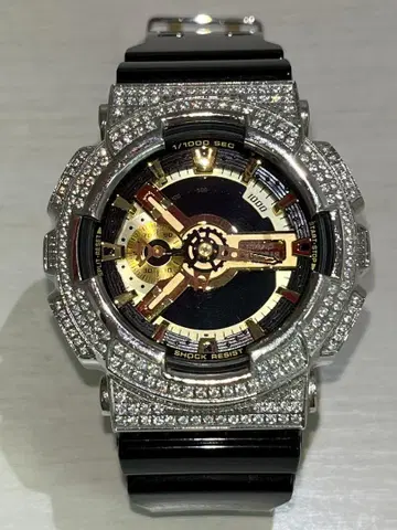 CASIO G-SHOCK GA-110GB 커스텀 부품 포함 작동 안 함