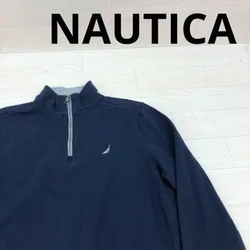 NAUTICA 노티카 나일론 절개 긴팔 하프 지퍼 맨투맨