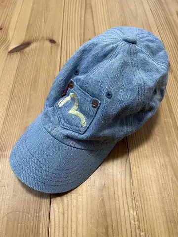 컨디션 최상 EVISU 블리치 데님 캡