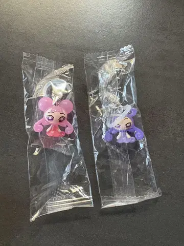 오쟈마녀 도레미 메지루시 액세서리 3 도도 로로 2개 세트